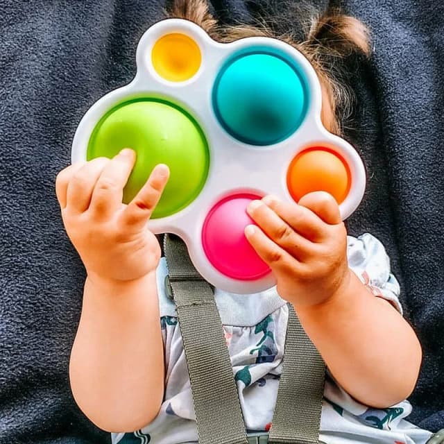 Infant Baby Spielzeug Montessori Übung Bord Rassel Puzzle Bunte Intelligenz Frühe Bildung Intensive Training Zappeln Spielzeug