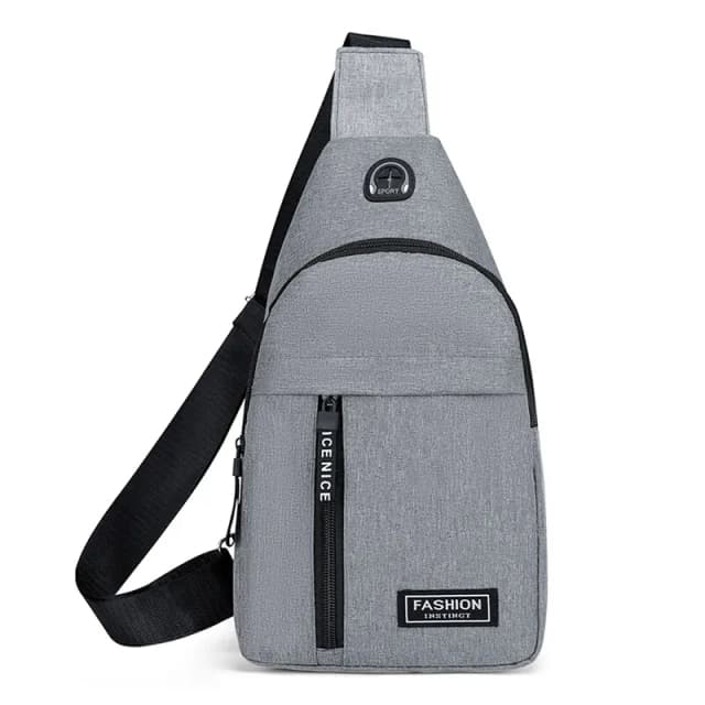 Brust tasche Mode neue einfarbige Männer Brusttasche Outdoor Casual Mode One Schulter Umhängetasche