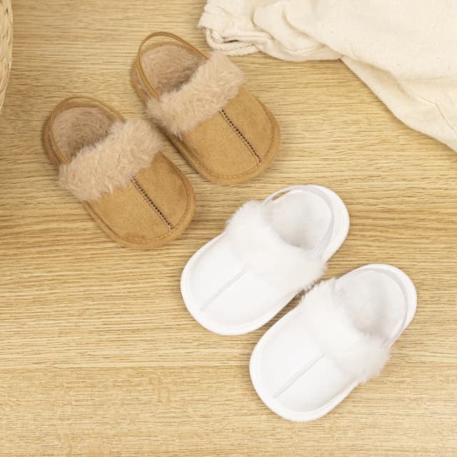 Winter Bestseller Baby Sandalen Jungen Mädchen Plüsch elastische lässige Babys chuhe Baumwolle weiche Sohlen bequeme Indoor Kleinkinds chuhe