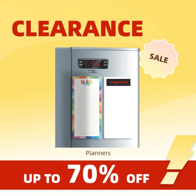Clearance_Magnetische Notizblöcke, Einkaufsliste, Magnetblock für Kühlschrank, magnetischer Einkaufslistenblock für Kühlschrank, Einkaufsliste, Kühlschrankmagnet