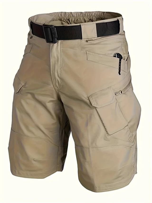 Taktische Herren-Shorts mit mehreren Taschen, lässige, strap azier fähige, wasserdichte Cargo-Shorts für Wandern im Freien