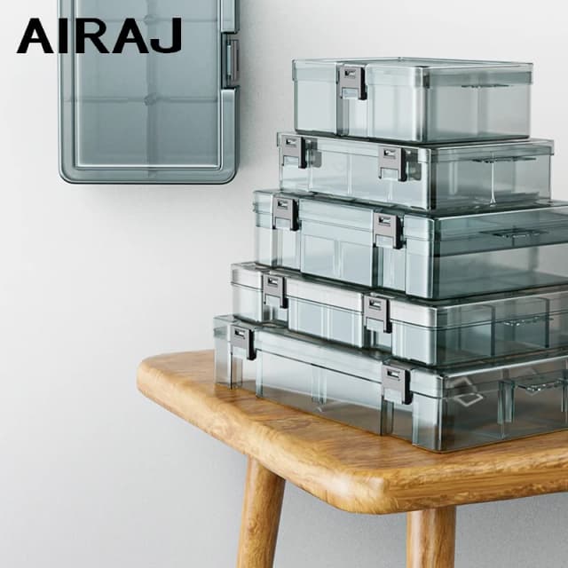 AIRAJ Multifunktionaler Werkzeugteilkasten aus Kunststoff, Klassifizierungsbox für kleine Teile, hohe Härte und nicht verformbares manuelles Werkzeug