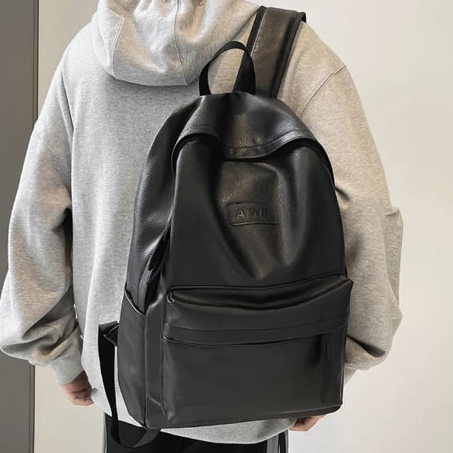 Hohe Qualität Frauen Mann Rucksack PU Leder männer Rucksäcke Mädchen Luxus Designer Rucksack Laptop Tasche Große Kapazität Reisetasche