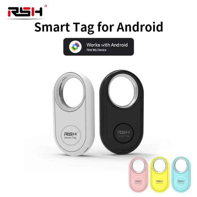 RSH GPS-Tracker für Samsung Android Tracker. Funktioniert mit Google's Find Hub App Locator Finder Bag Key Global Anti-Lost Smart Tag