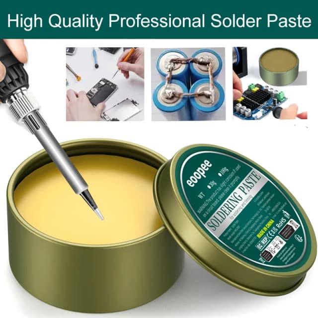 Lotpaste Kolophoniumflussmittel 10 g/30 g/100 g bleifreies Schweißflussmittel Eisenreparatur Schweißpaste Löttinn Lötöl Lötflussmittel