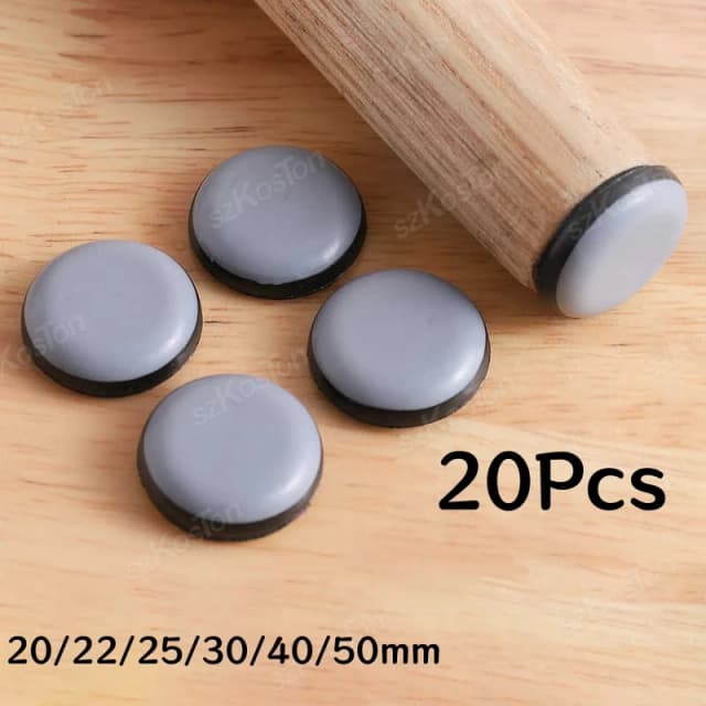 20PCS Möbel Slider Pads Tisch Stuhl Bein Gleitblock Anti Scratch Einfach Bewegen Schwere Möbel Bein Matte Verdickte bewegliche Pads