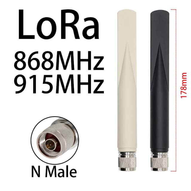 LORA-Antenne mit großer Reichweite, 868 MHz, 915 MHz, NB IoT-Omni-N-Typ-Anschlussantenne für Meshtastic Solar Node/Repeaters/Geräte Slinkdsco