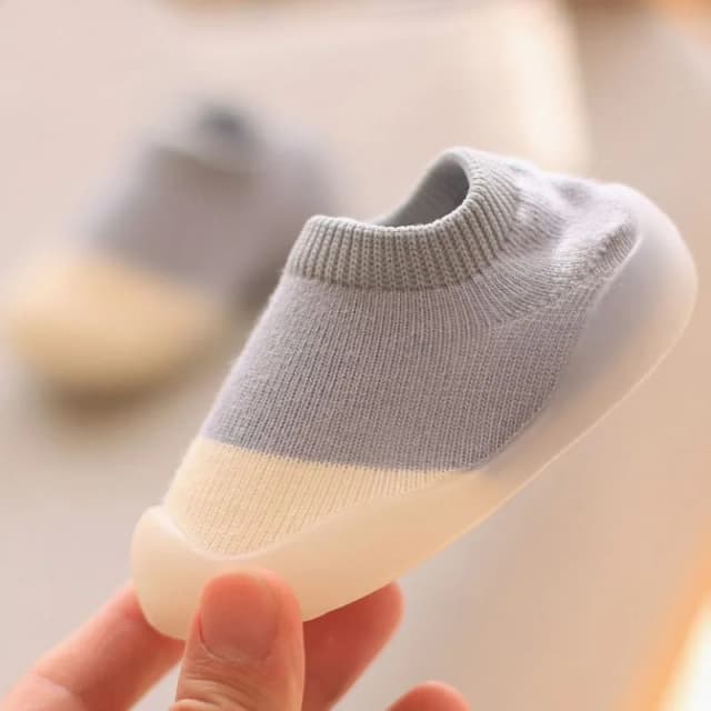 Babyschuhe Kleinkind Lauflernschuhe Säugling Jungen Mädchen Kinder Gummi Weiche rutschfeste Sohle Boden Barfuß Freizeitschuhe Strickschuhe