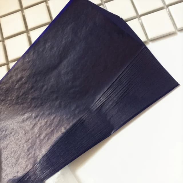 50 Stück 48K Carbonpapier Blaues doppelseitiges dünnes Carbonpapier für Buchhaltung und Finanzen Transferpapier Büromaterial
