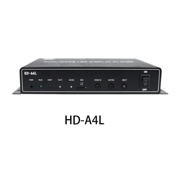 HD-A4L Huidu WIFI-Sendebox HDMI Echtzeit-System Innen- und Außenbereich Vollfarbiger LED-Bildschirm Offline-Arbeitscontroller