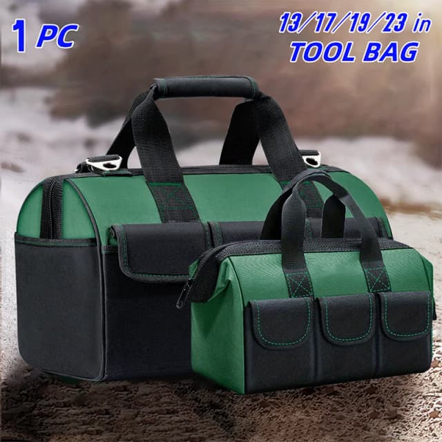 Elektriker-Werkzeugtasche, robust und langlebig, aus Segeltuch, verdickt, tragbar, multifunktionale Hardware, Zimmerei, Angeln, Aufbewahrung, Werkzeugtasche