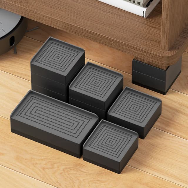 4er-Pack Möbel-Erhöhungspolster (passend für Sofa/Teetisch/Schuhschrank) – wasserdichte, verstellbare Erhöhungsfüße