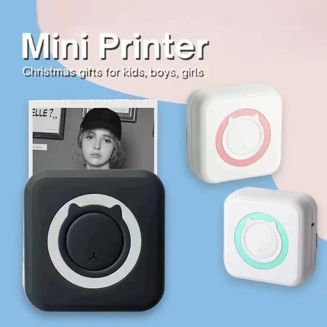 Mini-Drucker tragbare Thermo-Aufkleber Papier Inkless Bluetooth Wireless Impresora Android iOS tragbare Etiketten drucker