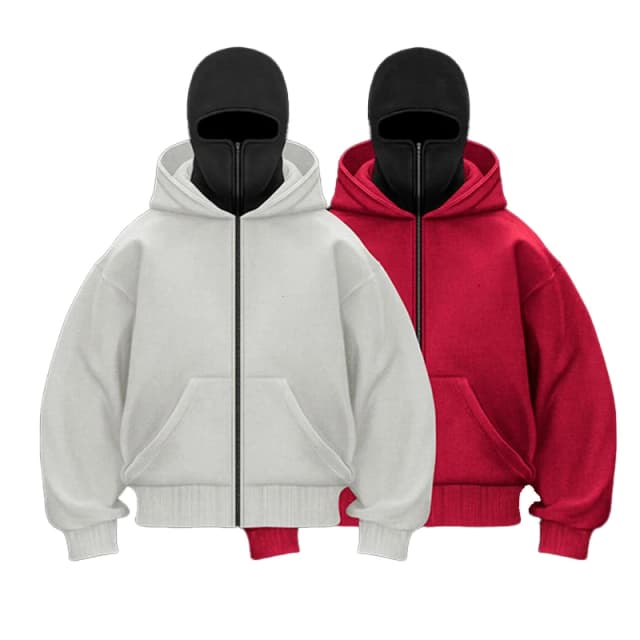 Schlichtes Design-Sweatshirt mit Kapuze und Reißverschluss für Männer und Frauen, Herbst-Winter-Ins-Stil, passendes Paar