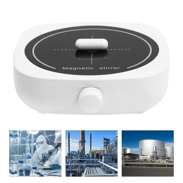 BYMAOCAR 220 V Magnetrührer, leiser Mini-USB-Magnet-Flüssigkeitsmischer, Laborrührerplatte 0–4000 U/min zum Rühren verschiedener Flüssigkeiten