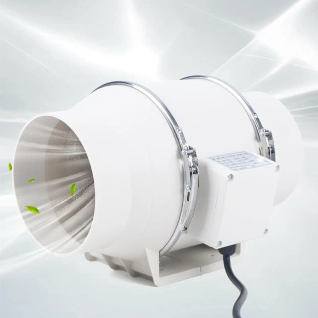 YIYIBYUS 220 V Abluftventilatoren, Rohrkanal-Lüftungsventilator, geräuschlos, für Badezimmer, Abluftventilator, Küche, Toilette, Wand, Abluftkanalventilator