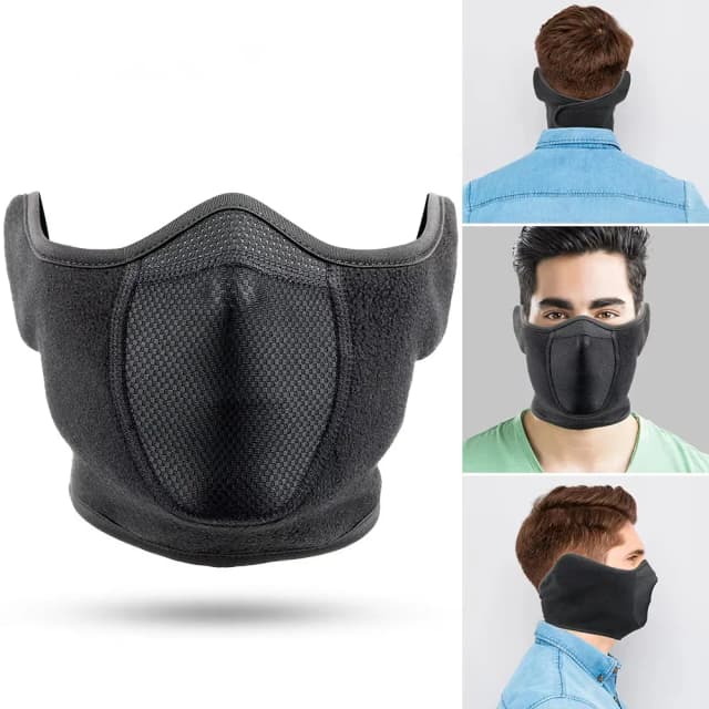 Outdoor-Gesichtsmaske Radfahren Frostschutzmittel Kopfbedeckung Winter Skifahren Gesichtsschutz warme Ohrmaske Fleece winddichte Gesichtsmaske