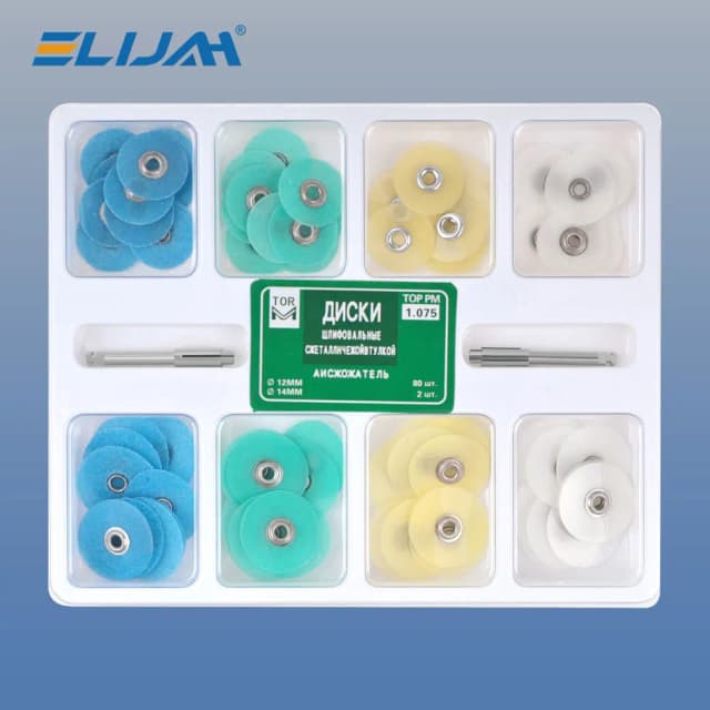 80 teile/schachtel Denspay CYW069 Dental Flexible Polierscheiben Dental Finishing für Verbundwerkstoffe Keramik und Glas Ionom Restaurationen