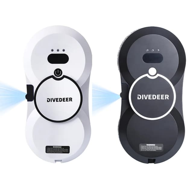 DIVEDEER Wasserspray-Fensterreinigungsroboter, intelligenter, hochhausiger, doppelseitiger, bürstenloser Motor, Glasreiniger, Sprühtyp