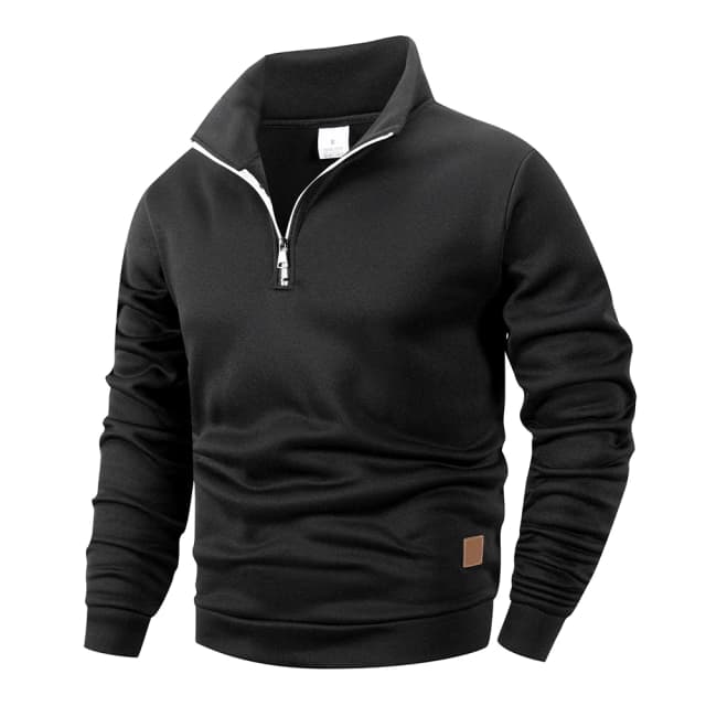 Frühling Herbst männer Stehkragen Halb Zipper Sportswear Langarm Sweatshirts Männer Beiläufige Gestrickte Pullover Täglichen Mäntel