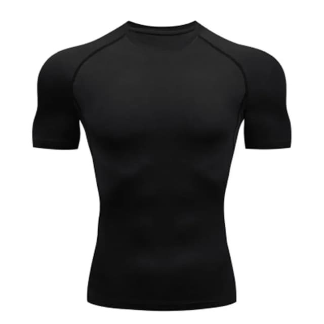 Herren-T-Shirt, Outdoor-Training, Fitness, Fitnessstudio, Joggen, Laufen, Sweatshirt, Fledermaus/-Mann, Kompressionsshirts, eng, elastisch, atmungsaktiv