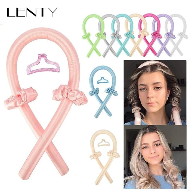 Heatless Curling Rod Stirnband Keine Hitze Seide Locken Band Lockenwickler Schlafen Weiches Stirnband Faule Lockenwickler Haar Styling Werkzeuge