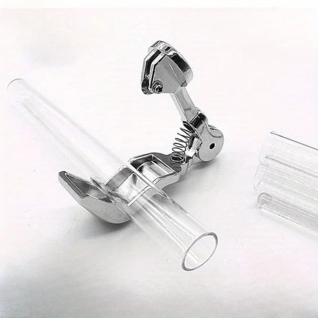 Präzisions-Mini-Glasrohrschneider – einfach zu bedienendes, langlebiges Werkzeug zum Schneiden von Bier und Weinflaschen, wissenschaftliche Rohre – Silber