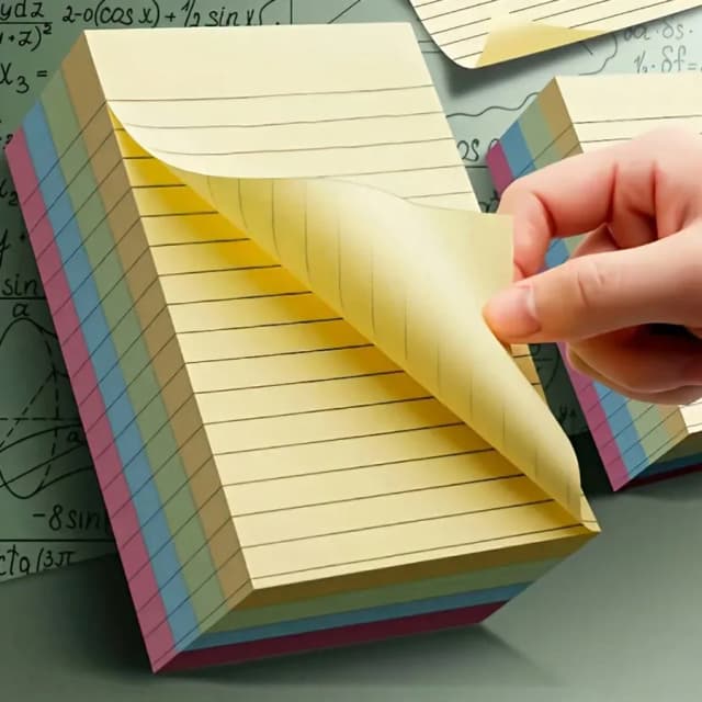 100/200 Blatt lebendiges horizontales Notizpapier-Set – rosa Notizbücher für Studenten und Büroorganisation