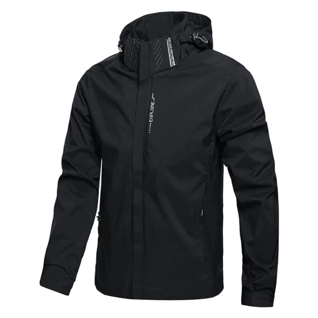 Wasserdichte Regenjacke für Herren, leichte Außenjacke mit Kapuze, Outdoor-Regenmantel, Wandern, winddichte Jacke, Klettern, Outdoor-Jacken