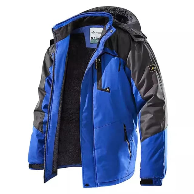 Männer Winter Parkas Outdoor Jacke Verdicken Fleece Warme Wasserdichte Windjacke Ski Jacken Klettern Männer Dicken Mantel Heißer Verkauf
