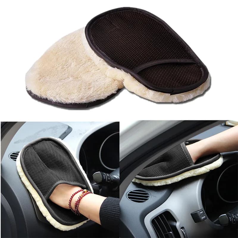 Mikrofaser Wolle Weiche Auto Auto Waschen Handschuh Reinigung Auto Reinigung handschuh Motorrad Waschmaschine Pflege Auto farbe Waschen pflege werkzeuge