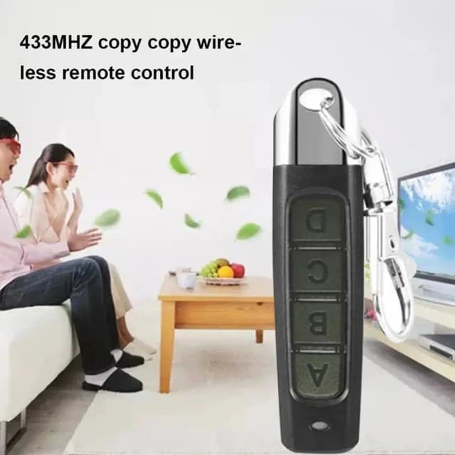 Schlüsselanhänger 433 MHz Fernbedienung Auto 4 Kanal ABCD Code Garagentor Türöffner Duplikator Klon Klonen Code Autoschlüssel