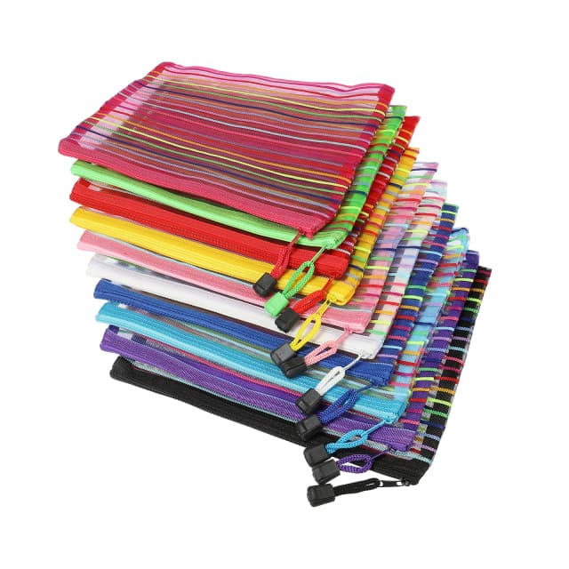 10 Stück a4 a5 b6 Regenbogen Farbe Datei Taschen Nylon Mesh Dokumenten tasche Feder mäppchen Mehrzweck-Aufbewahrung tasche Schul bürobedarf