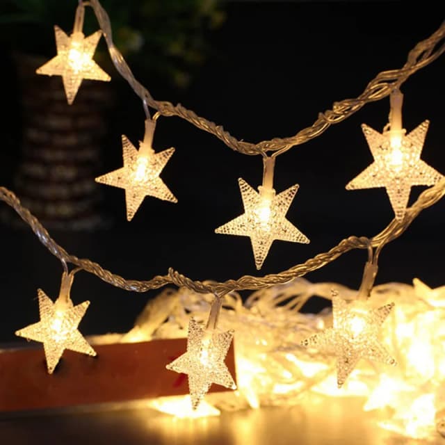 1,5 M/3 M/6 M/10 M 80 Leds Stern Lichterketten Weihnachten Girlande Batterie/USB Powered Hochzeit Party Vorhang String Fairy Licht für Zuhause
