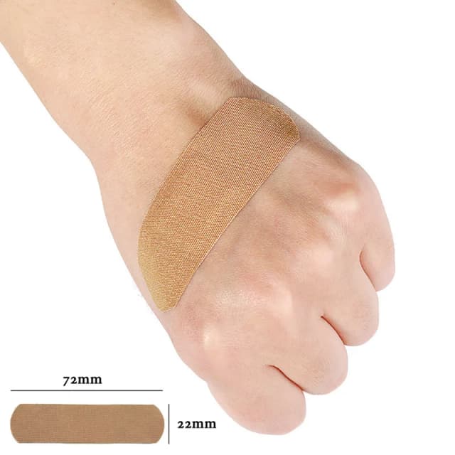 100Pcs Elastische Stoff Pflaster Erste Hilfe Kit Wunde Heftpflaster Medizinische Bandagen Aufkleber Für Home Reise Outdoor Survival