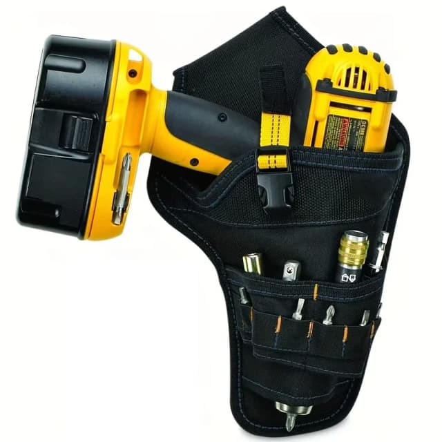 Elektrowerkzeug-Holster, Akku-Bohrschrauber-Holster/Einzelhaken mit Metallclip für einfache Befestigung