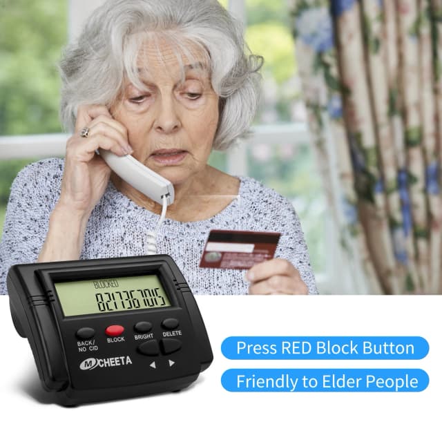 Anrufblocker für Festnetztelefone, Telefon 4000, Anrufer-ID-Box, blockiert One-Touch-Nummernblock, Geräteblock, unerwünschte Robocalls