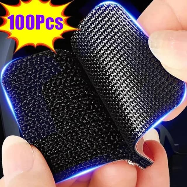 100/2pc Teppich Befestigung Aufkleber Doppelseitigen Hohe Klebstoff Auto Teppich Feste Patches Hause Boden Fuß Matten Anti skid Grip Bänder Neue
