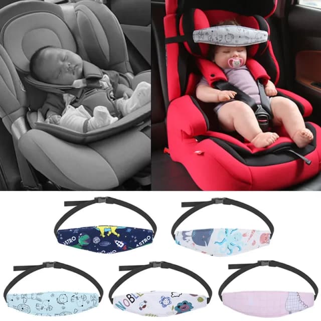 Baby Sicherheit Kissen Infant Baby Auto Sitz Kopf Unterstützung Kinder Gürtel Befestigungs Gürtel Einstellbar Junge Mädchen Laufgitter Schlaf Stellungs