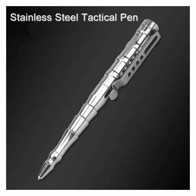 Hochwertiger Laxi B009 Edelstahl Taktischer Stift Outdoor Selbstverteidigung EDC Werkzeug Notfall Überleben Kit Glasbrecher Geschenkbox