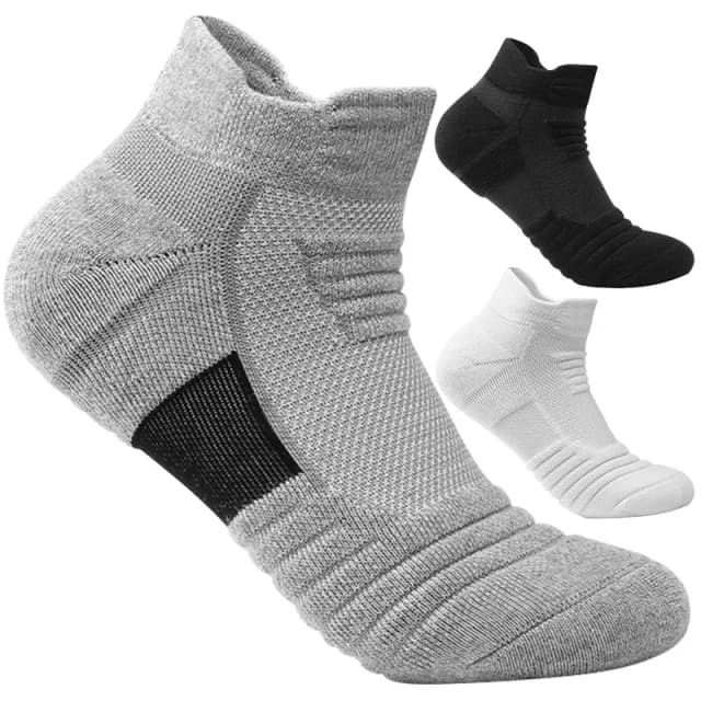 3 Paar atmungsaktive Mesh-Sport-Frotte socken gepolstert feuchtigkeit spendend und langlebig reduziert den Fuß beim Laufen, Wandern und Sport