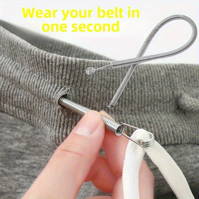 Biegsame Feder Kordelzug Einfädler Clip Hosen Hoodies Gummiband Spitze Schnur Flexible Kordelzug Faden DIY Nähen Zubehör