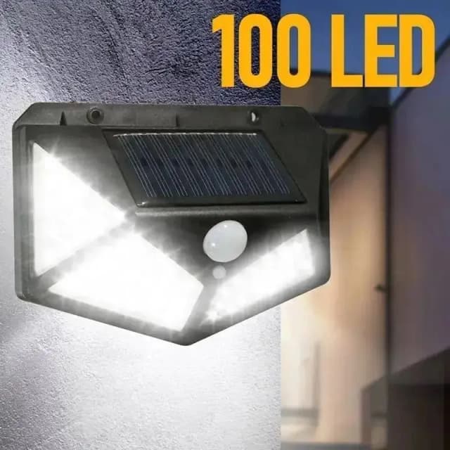 100LED Solar Lampe Außen Lampe Wasserdicht Motion Sensor Solar Powered Sonnenlicht Straße Lampe Garten Geländer Dekorative Lampe