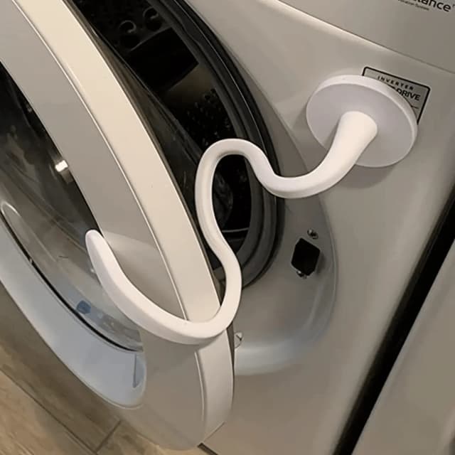 Magnetische Waschmaschinen-Türstütze – Stabilisator für Frontlader-Maschinen – einfach zu installieren, flexibles Design – passend für die meisten Waschmaschinen und Wohnmobile