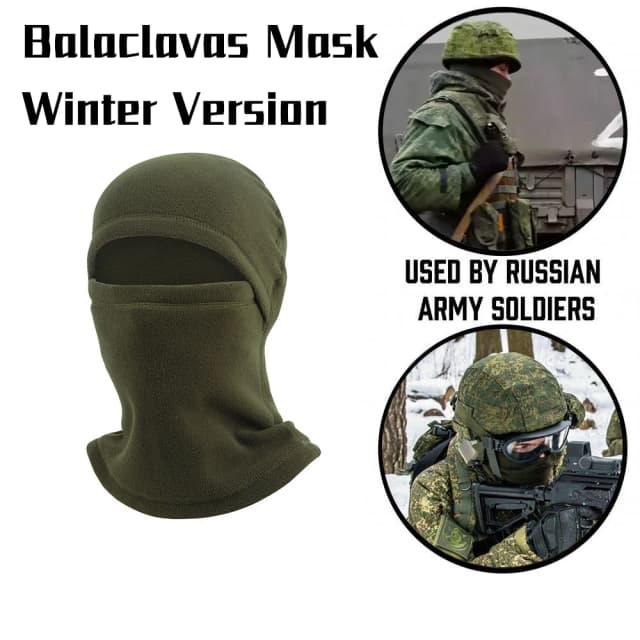 SMTP Russische Takov Winter warme Fleece-Vollgesichtsmaske Russische Sturmhauben Vollgesicht