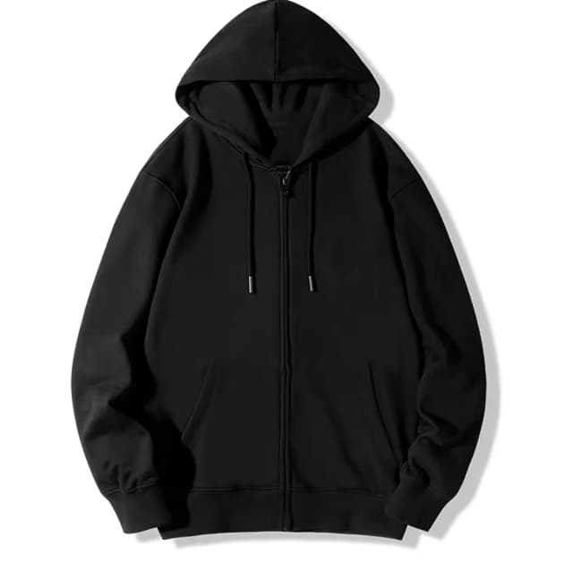 Zip Up Hoodies Herbst Mit Kapuze Sweatshirts männer Hoodie Strickjacke Einfarbig Klassische Jacke Männer Mantel Männer Kleidung