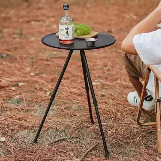 Outdoor kleiner runder Tisch Camping Freizeit ultraleichte tragbare Picknick Garten tisch, Couch tisch, Tee tisch, Esstisch