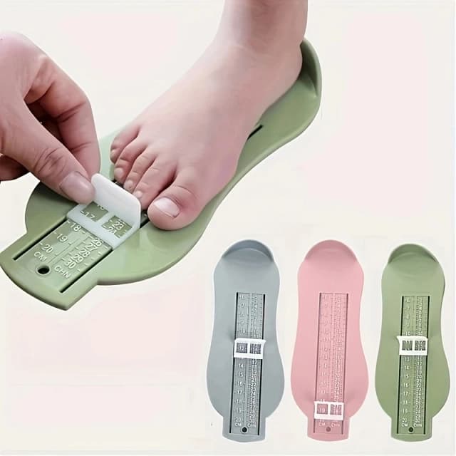 Fußmaß für Baby-Kind-Schuhbeschläge, Messgerät für Kinder, Kleinkinder, Fußmaß, Messgerät, Schuhe, Größe, Messlineal, Werkzeug