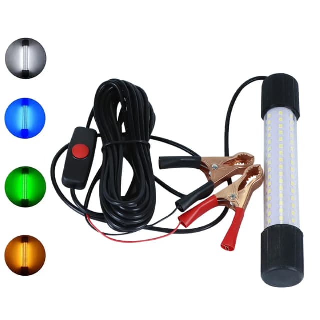 13W DC12V LED Angeln Lichter wasserdichte Unterwasser Angeln Lampe Tauch Boot Nacht Angeln Lampen Gewinnen Tintenfisch Krill Licht