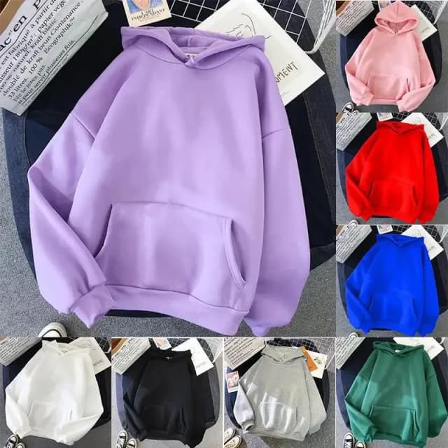 2024 herbst Casual frauen Solide Hoodie Komfortable Stretch Sweatshirts Lose Tasche Warme Kleidung Mode Straße Weibliche Pullover